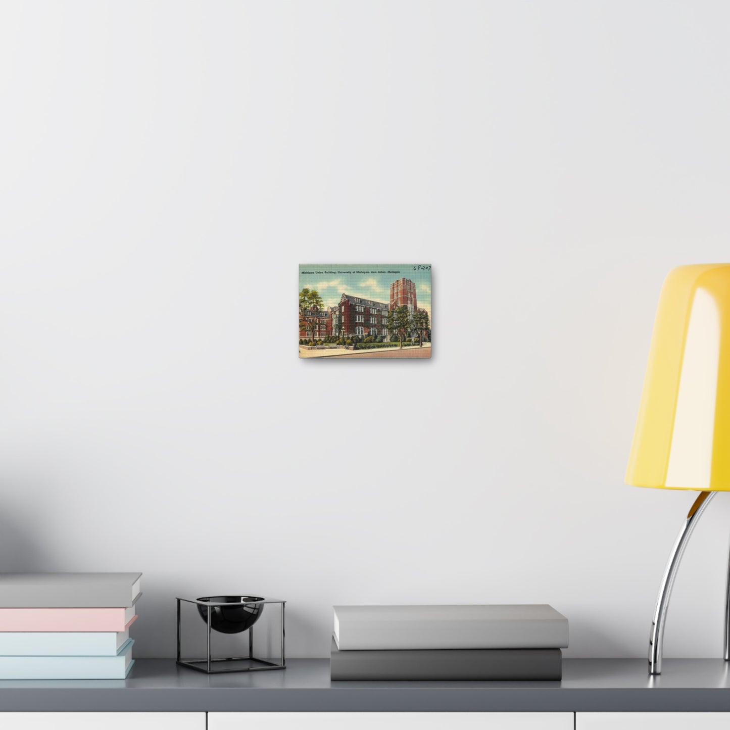 Canvas Print, Michigan University, Ann Arbor, desk mock-up