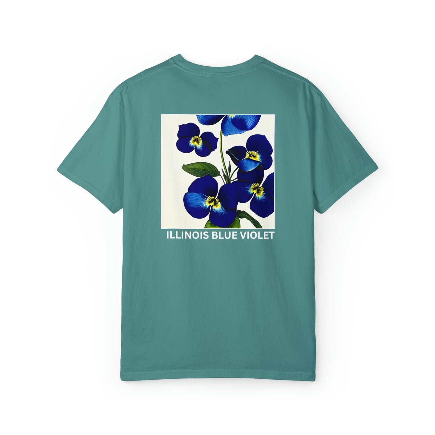 Illinois Blue Violet Shirt, seafoam