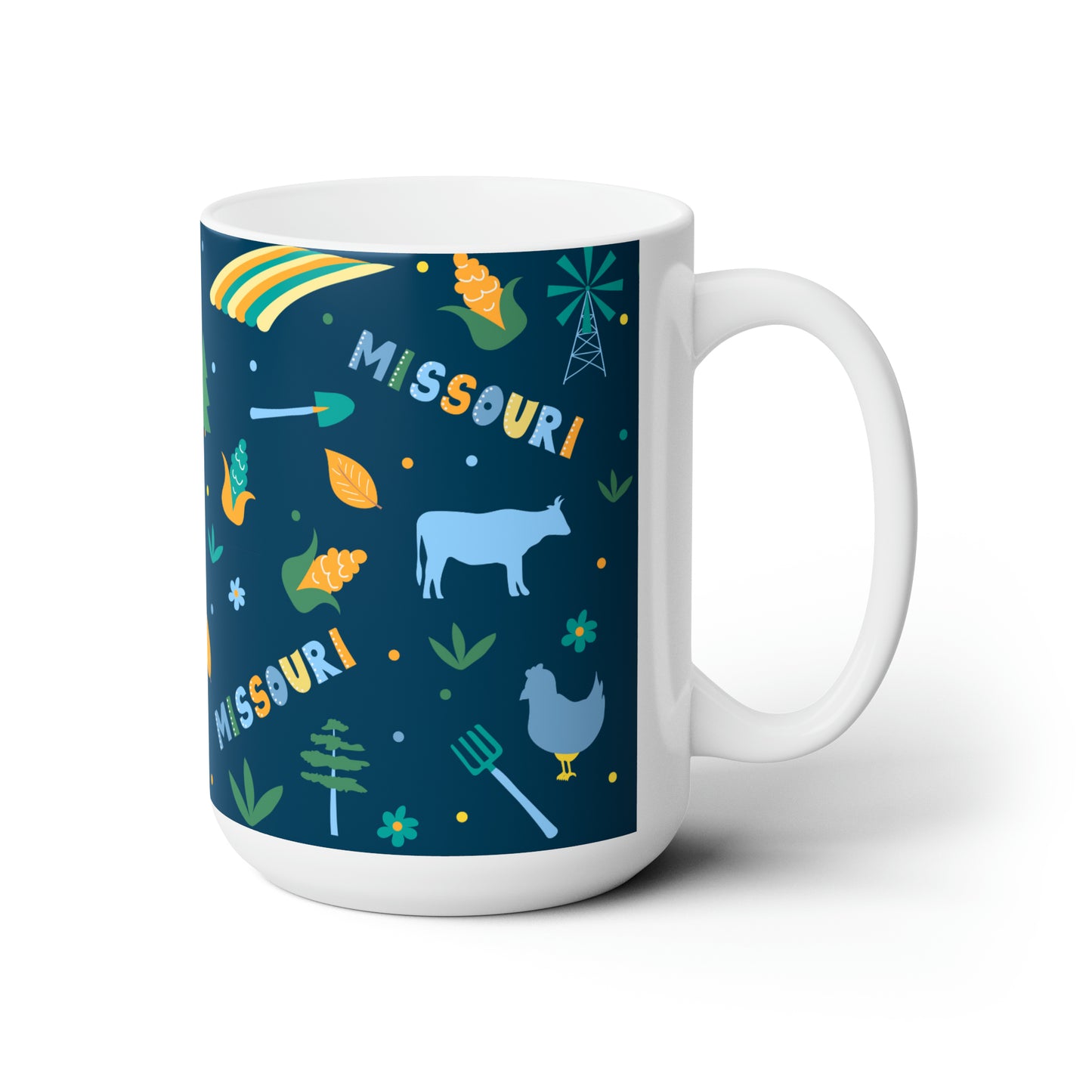 Missouri Mug, Large 15 oz, Right Side