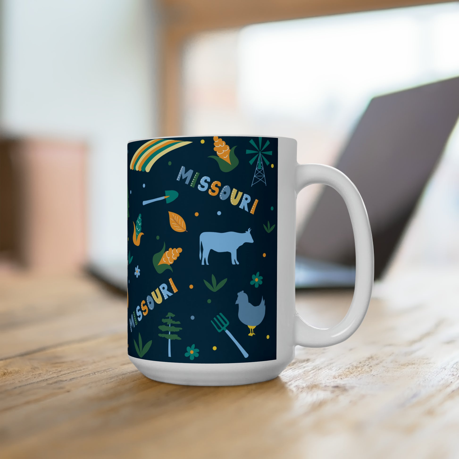 Missouri Mug, Large 15 oz, Live Mockup